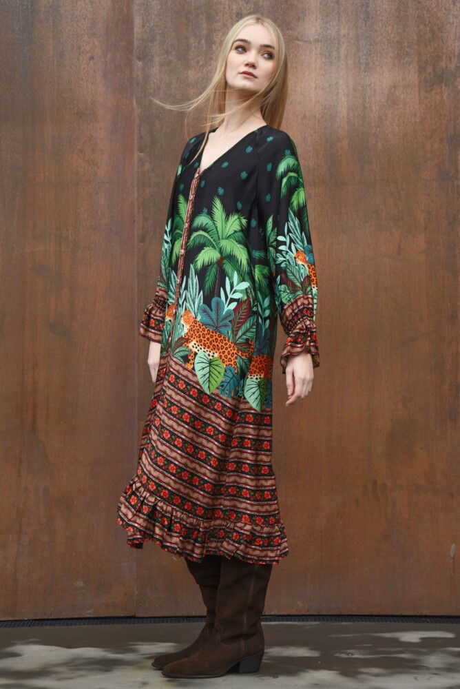 Curate - Personal Best Dress - Black Leopard - Image 2