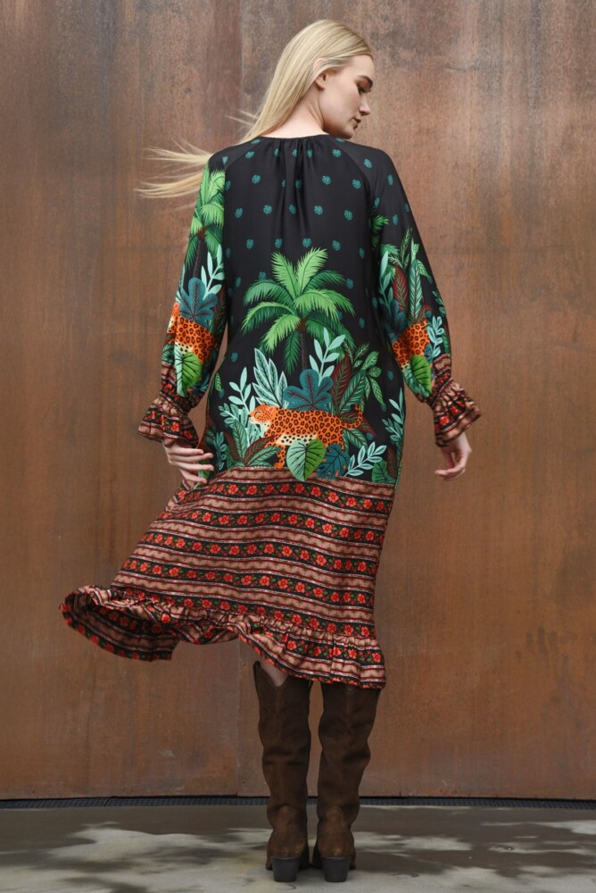 Curate - Personal Best Dress - Black Leopard - Image 3