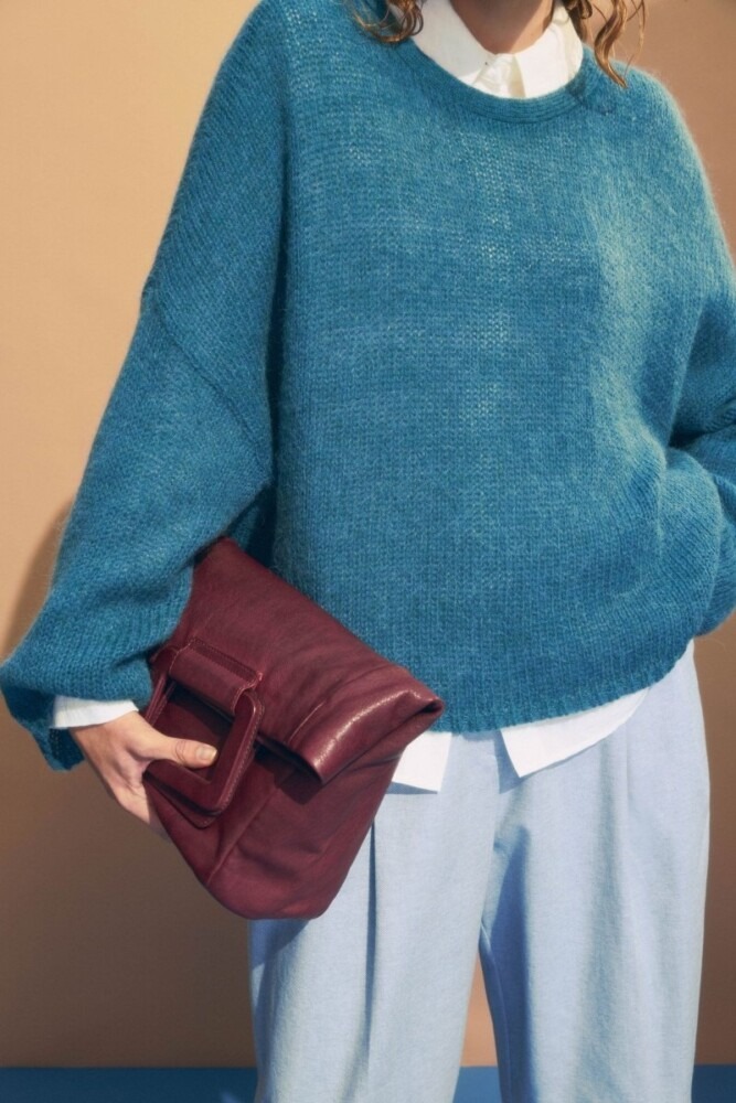 Elk - Agna Sweater - Stone Blue - Image 2