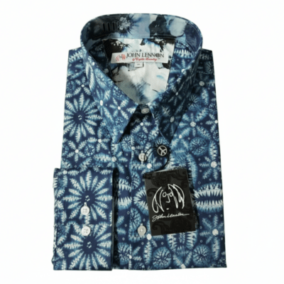 John Lennon - Blue Multi Shirt - Long Sleeve