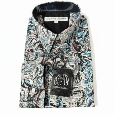 John Lennon - Black Multi Shirt - Long Sleeve
