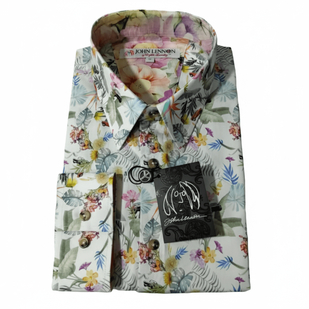 John Lennon - White Multi - Long Sleeve