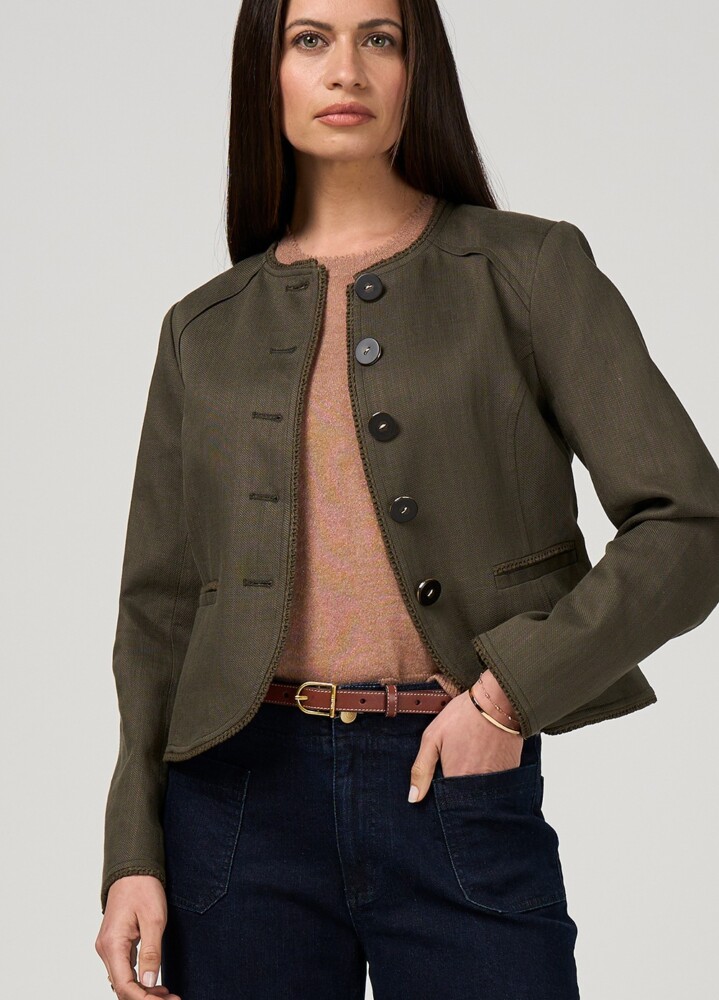 Loobie's Story - Marlow Jacket - Olive - Image 4