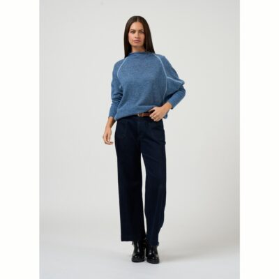 Loobie's Story - Astoria Batwing Sweater - Denim