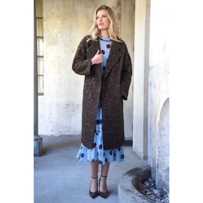 Trelise Cooper- Warm This Way Coat - Chocolate