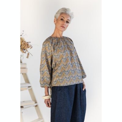 Eva's Sunday - Antonette Top - Aubrey Forest Liberty