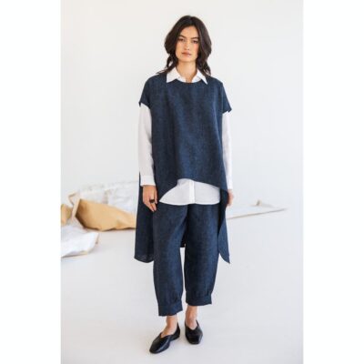 Eva's Sunday - Aurora Top - Navy