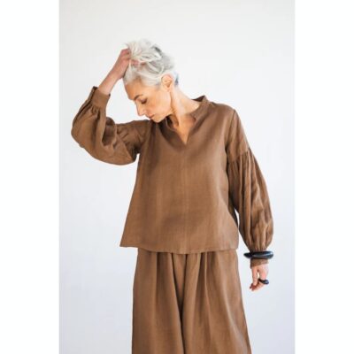 Eva's Sunday - Maddison Blouse - Cinnamon