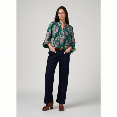 Loobie's Story - Versailles Blouse - Evergreen Multi