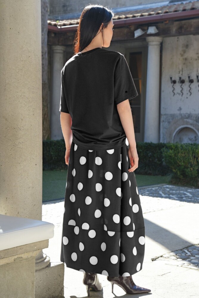 Trelise Cooper - Hot Air Balloon Skirt - Black/Vintage Spot - Image 3