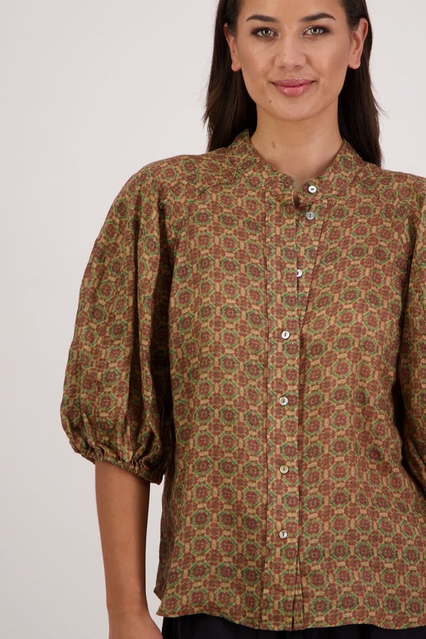 Briarwood - Harlow Camel Tile Shirt - Image 4