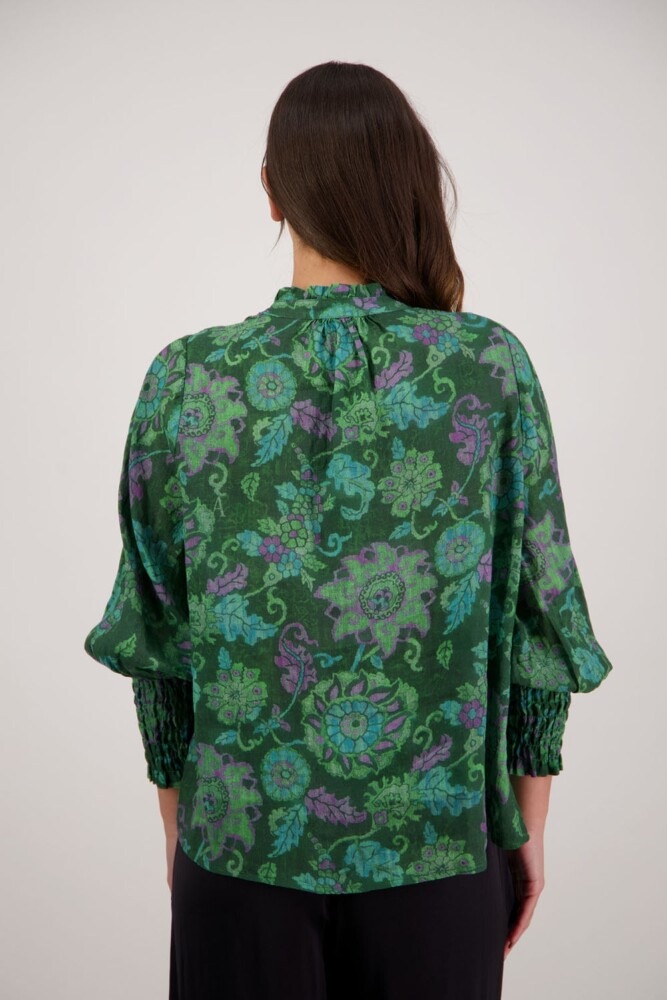 Briarwood - Raewyn Green Floral Top - Image 6