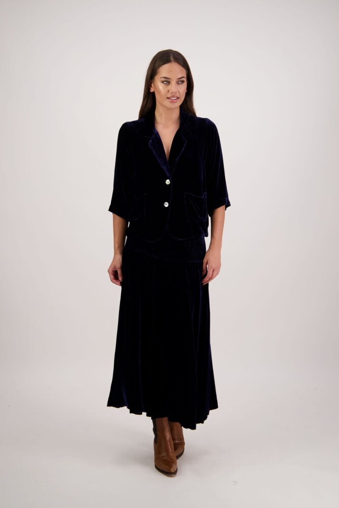 Briarwood - Rebecca Ink Velvet Skirt - Image 4