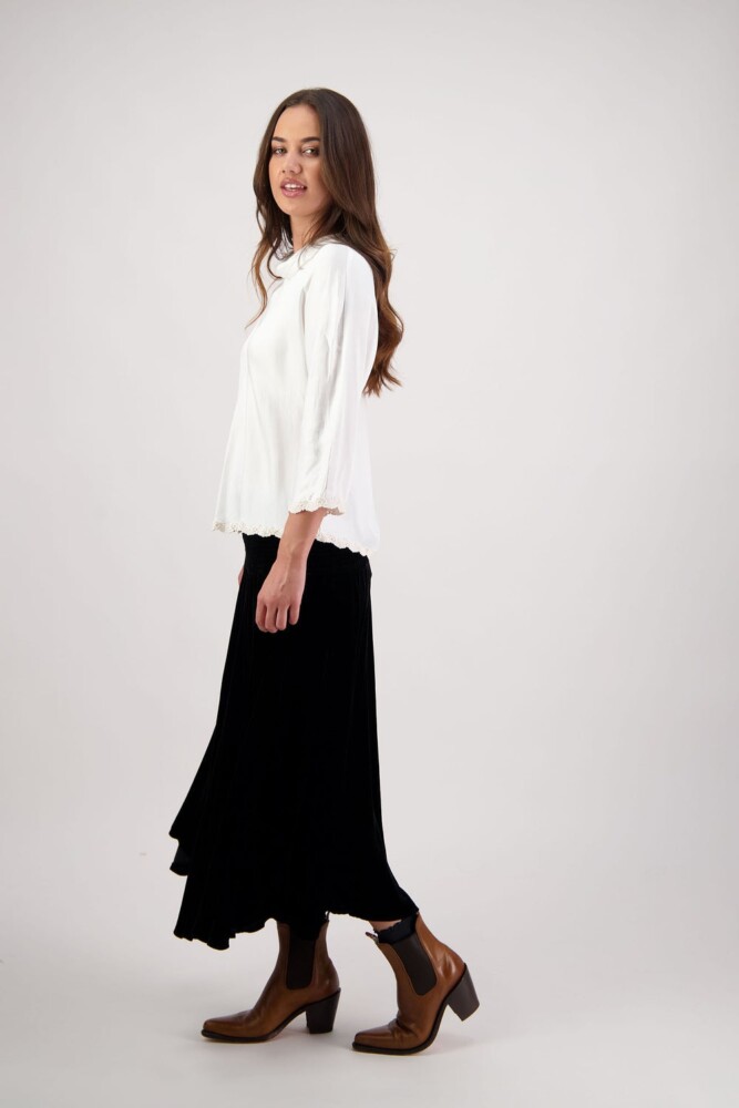 Briarwood - Rebecca Ink Velvet Skirt - Image 7