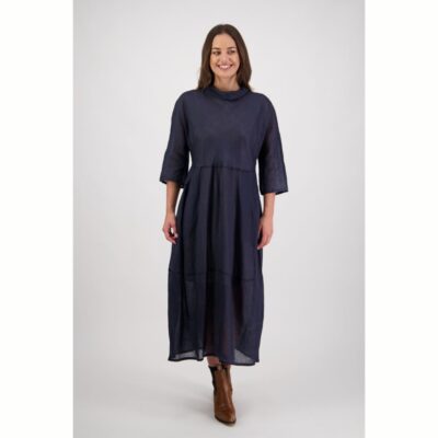 Briarwood - Rowena Ink Ramie Dress