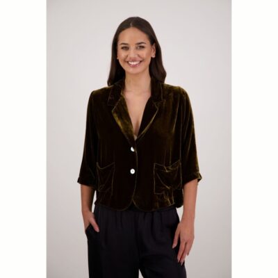 Briarwood - Rita Tan Velvet Jacket