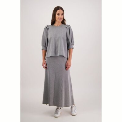 Briarwood - Rutherford Metallic Silver Skirt