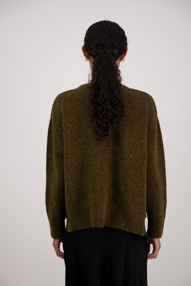 Briarwood - Fable Olive Knit Cardigan - Image 3