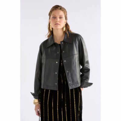 Elk - Nahka Black Leather Jacket