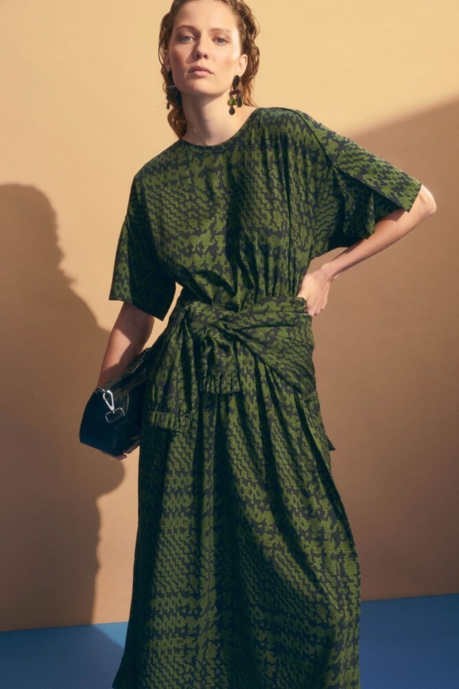 Elk - Agnes Dress - Portus Print - Image 3