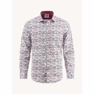 A Fish Named Fred - Shirt - Liquor Text - Off-white
