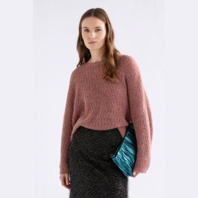 Elk - Agna Pattern Sweater - Rosewood