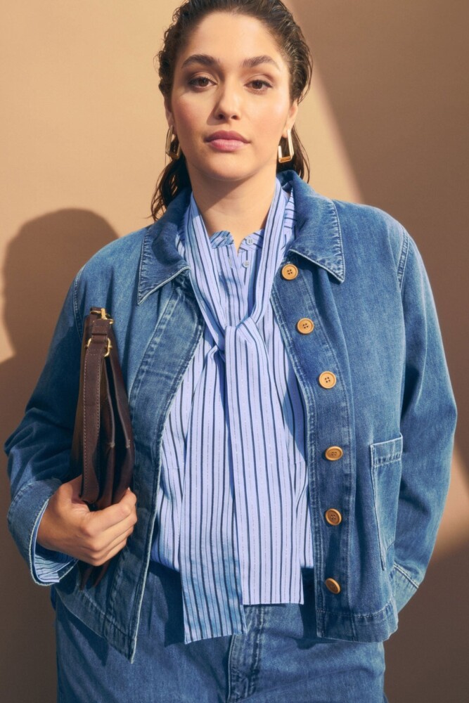 Elk - Hedi Shirt -Chambray Stripe - Image 6