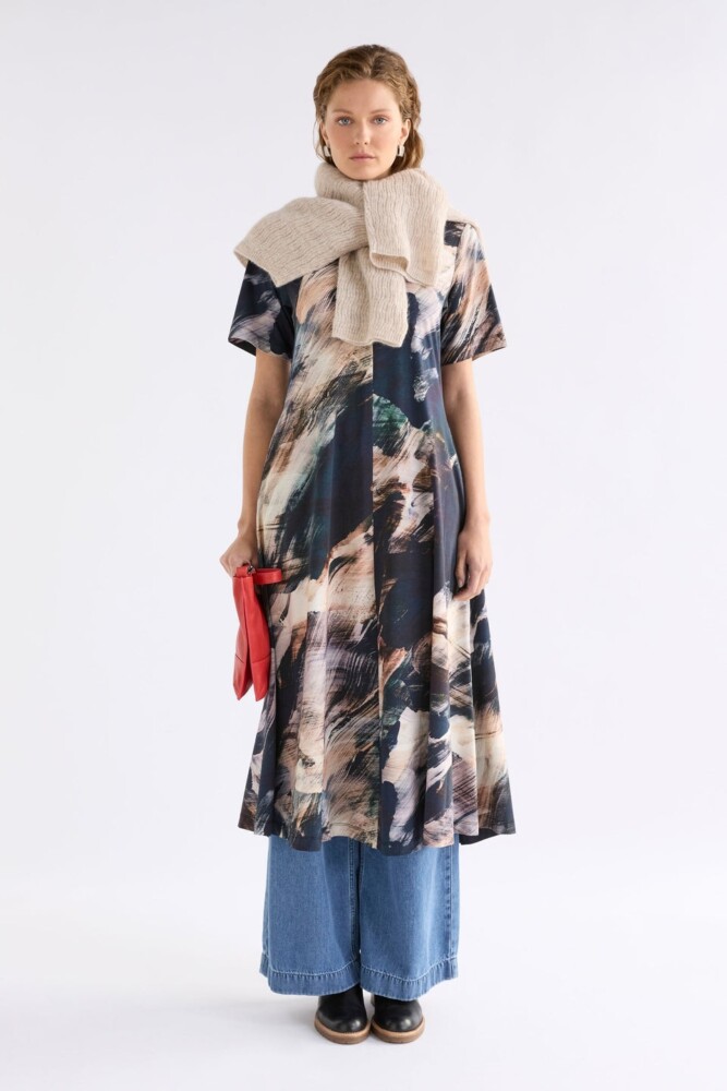 Elk - Dega T-shirt Dress - Holte Print - Image 4