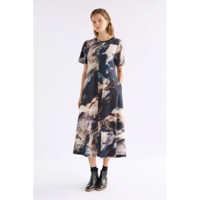 Elk - Dega T-shirt Dress - Holte Print
