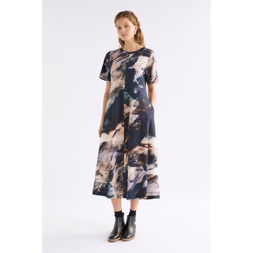 Elk - Dega T-shirt Dress - Holte Print