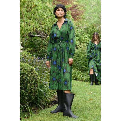 Cooper - Winterful Dress - Green Floral