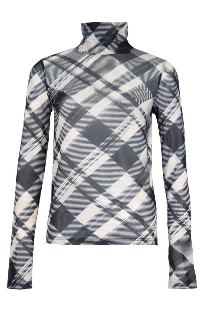 Cooper - It's Neck and Neck Top - Stone/Check - Image 4