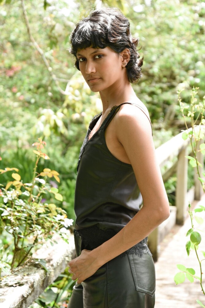 Cooper - Treble Lace Camisole - Black - Image 2