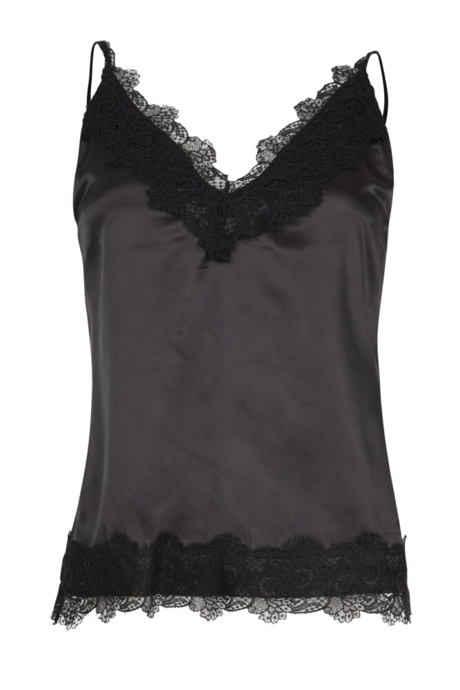 Cooper - Treble Lace Camisole - Black - Image 4