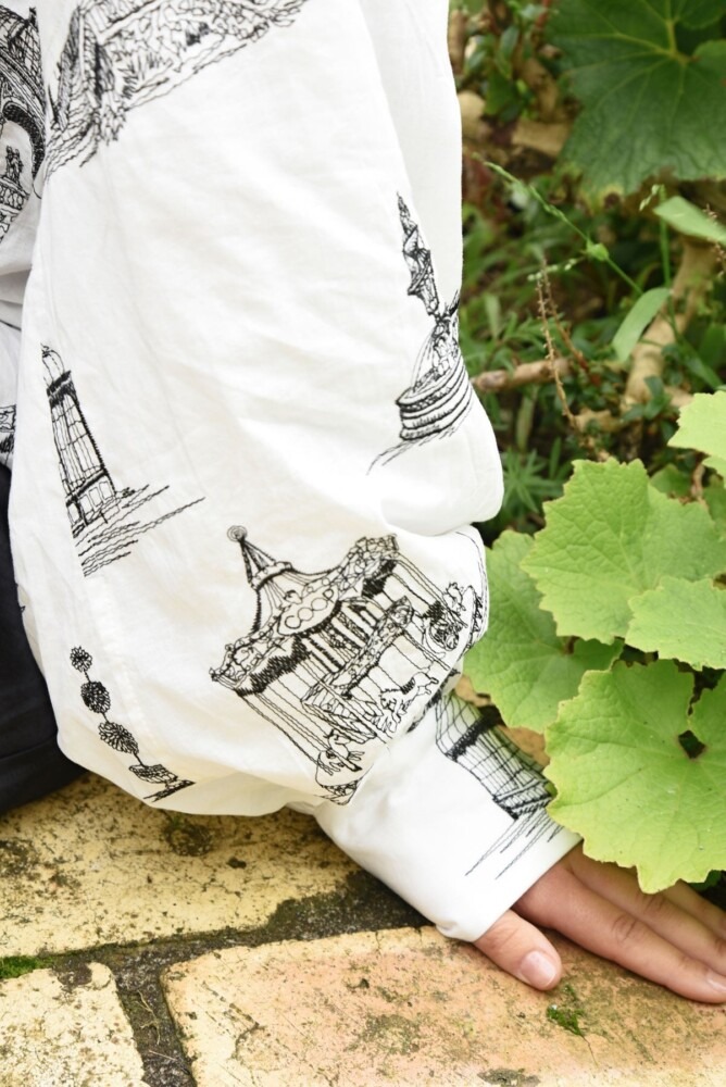 Coop - Loose and Luxe Shirt - lack and White - Image 5