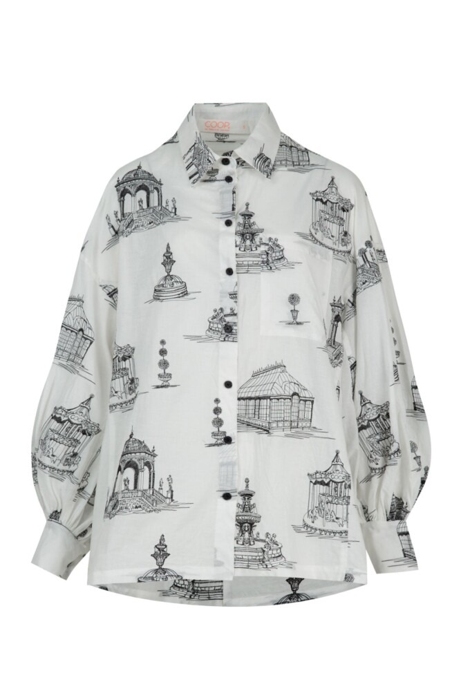 Coop - Loose and Luxe Shirt - lack and White - Image 6