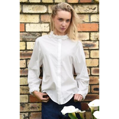Coop - Pressed For Frill Shirt - White