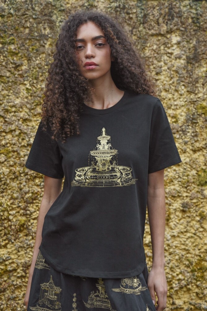 Coop - Fountain of Sparkle T-shirt - Black - Image 2
