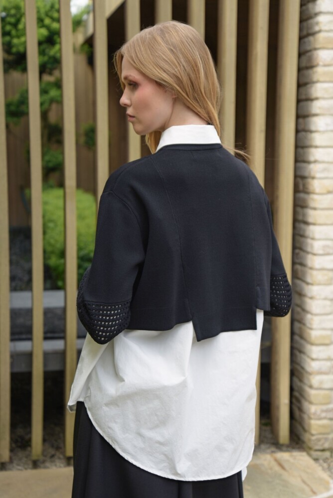 Trelise Cooper - One Crop Shop Sweater - Black - Image 3