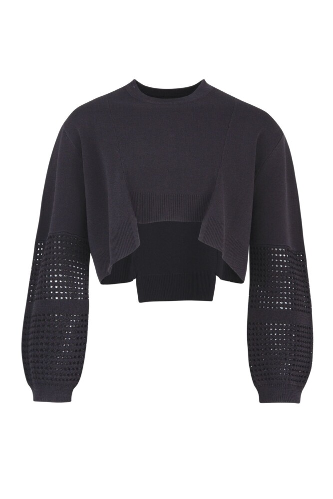 Trelise Cooper - One Crop Shop Sweater - Black - Image 5