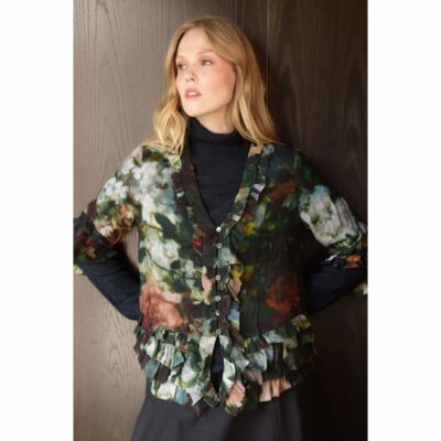 Trelise Cooper - The Frill of It Blouse - Black Floral