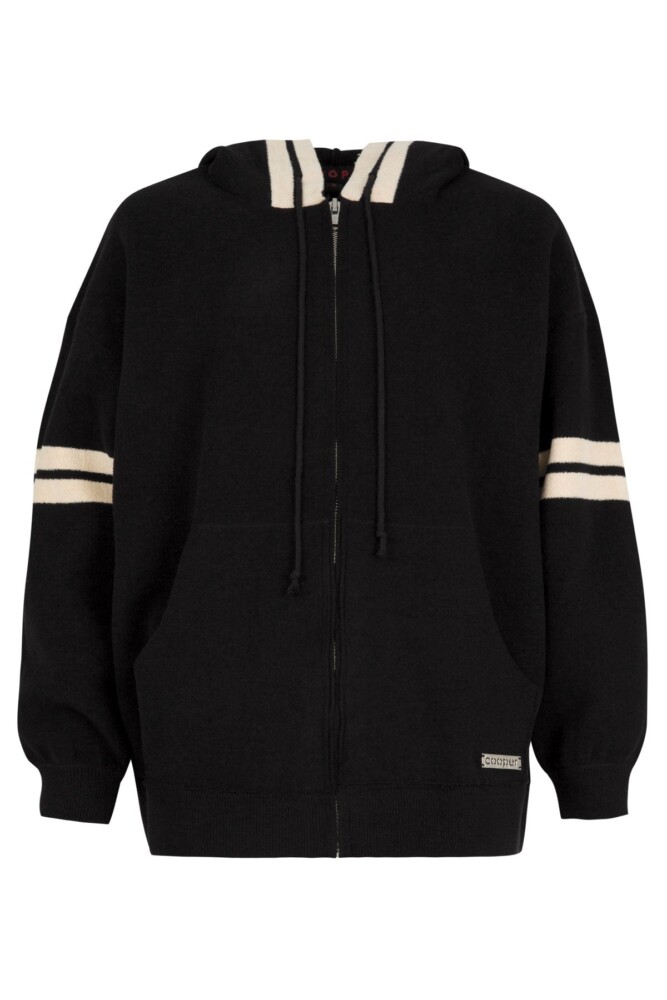 Cooper - Never Hood a Chance Hoodie - Black/Cream - Image 5
