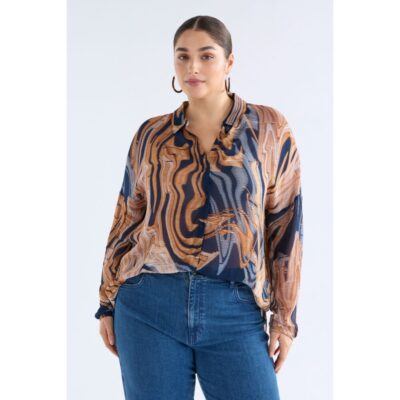 Elk - Eir Sheer Shirt - Brandr Print