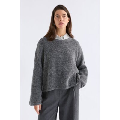 Agna Luna Sweater - Mid Grey Marle
