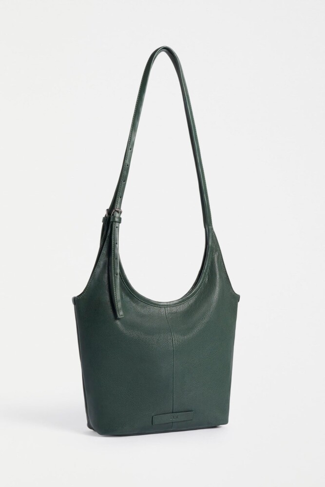 Elk - Gaele Large Crossbody Bag - Forest Green - Image 2