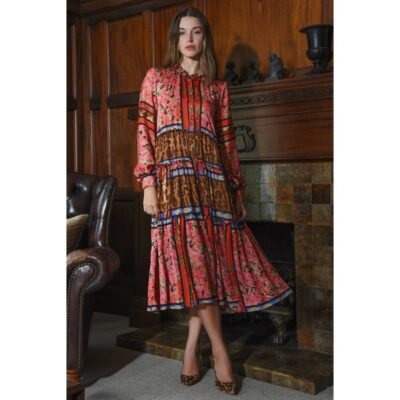 Curate - Soft Embrace Dress - Pink Leopard