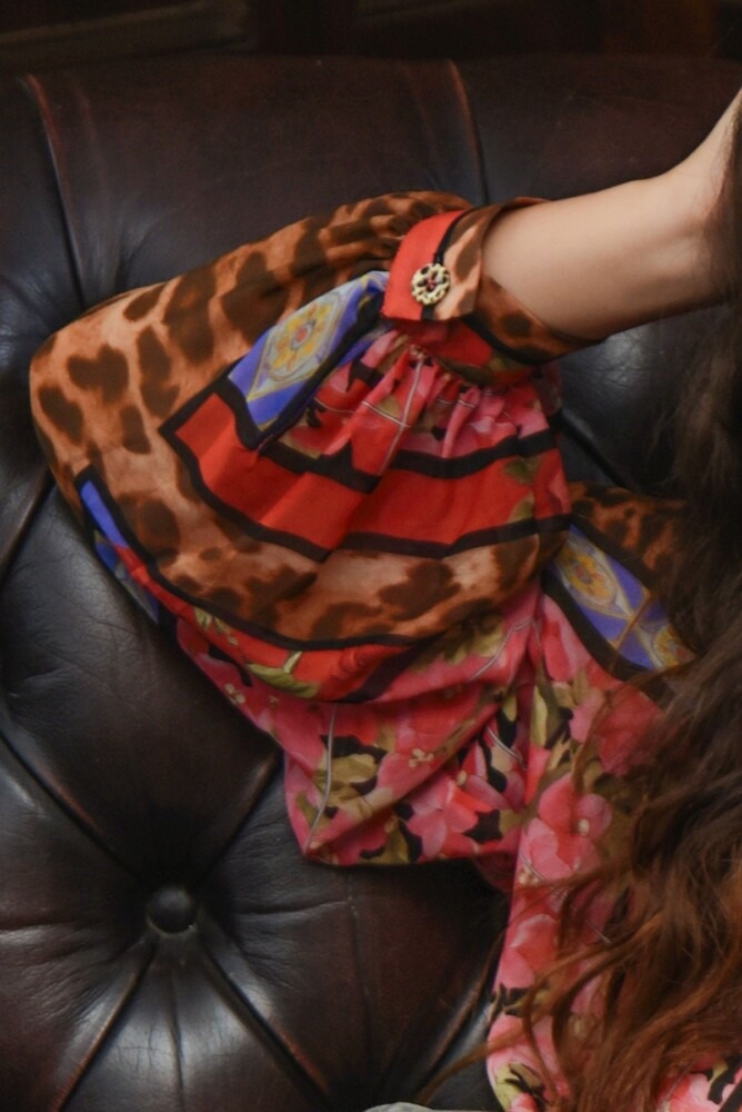 Curate - A Fresh Take Blouse - Pink Leopard - Image 4