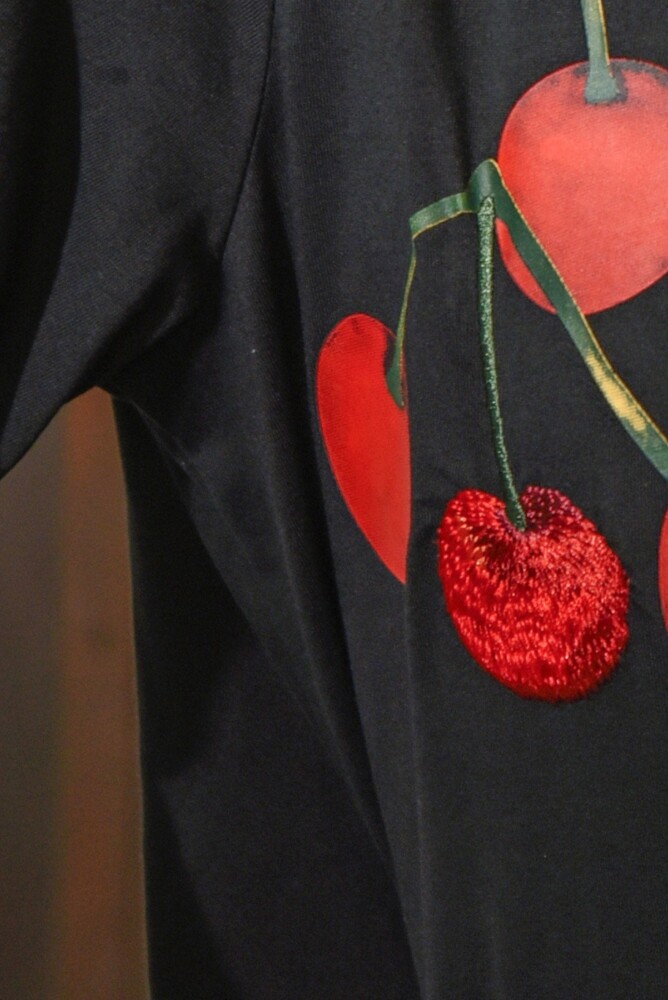 Curate - Eat Drink and Be Cherry T-shirt - Black - Image 4