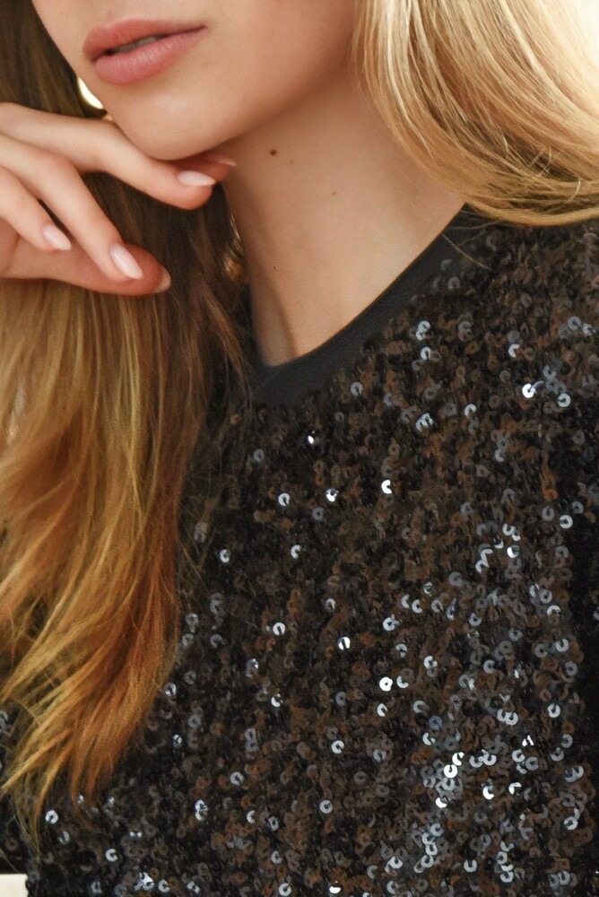 Cooper - Shine Queens Top - Black - Image 4
