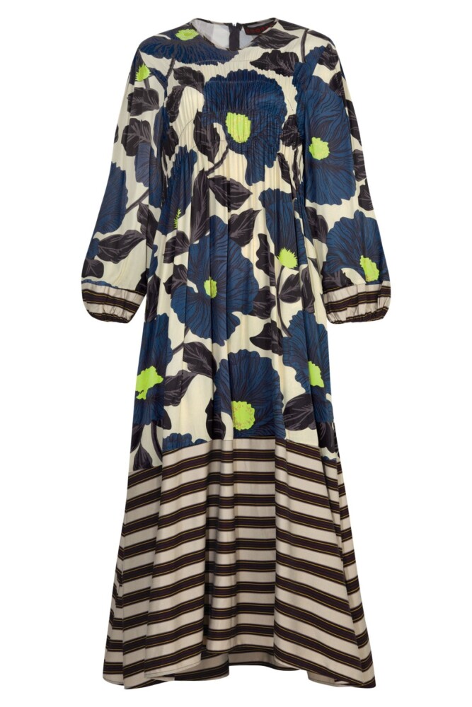 Cooper - Dress to Impress Dress - Lime and Blue Floral - Image 6